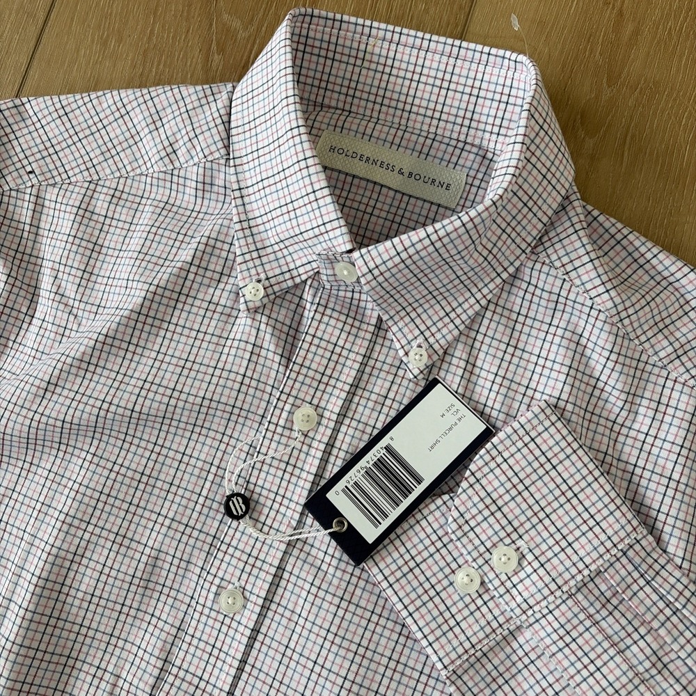 Holderness & Bourne The‎ Purcell Shirt Men's  Size Medium Tailored Fit  Check